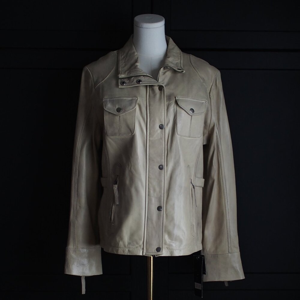 DC Collection (Danier) | NWT Utility Lambskin Leather Jacket